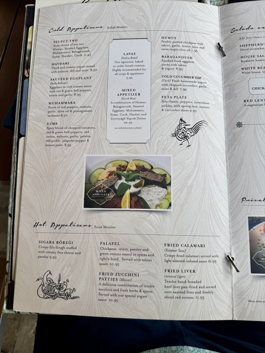Menu Bosphorous Turkish Cuisine - Winter Park-9